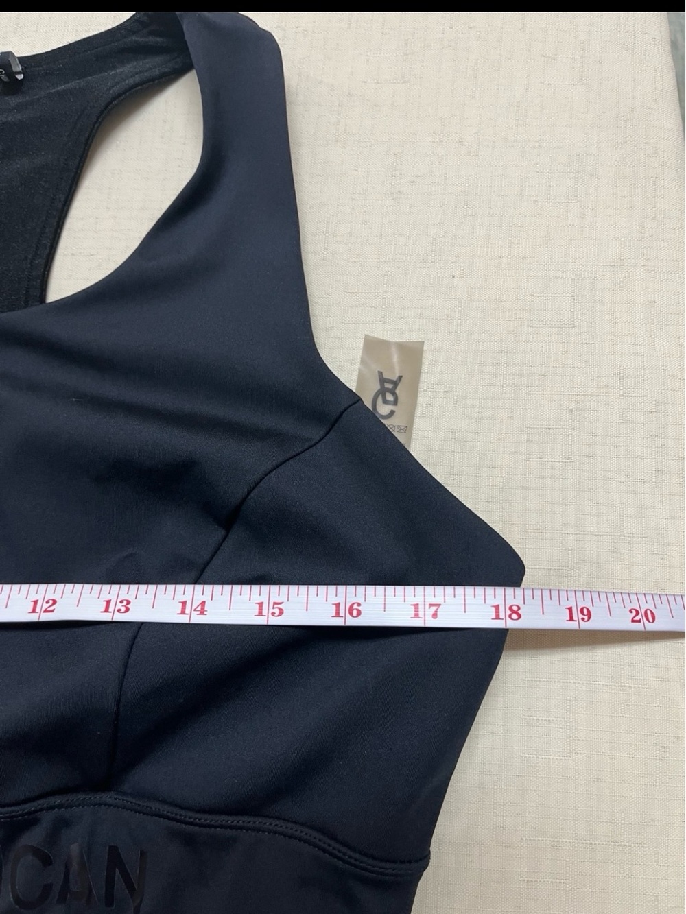 Good American 2X Core Power black racerback sports bra - Picture 3 of 11
